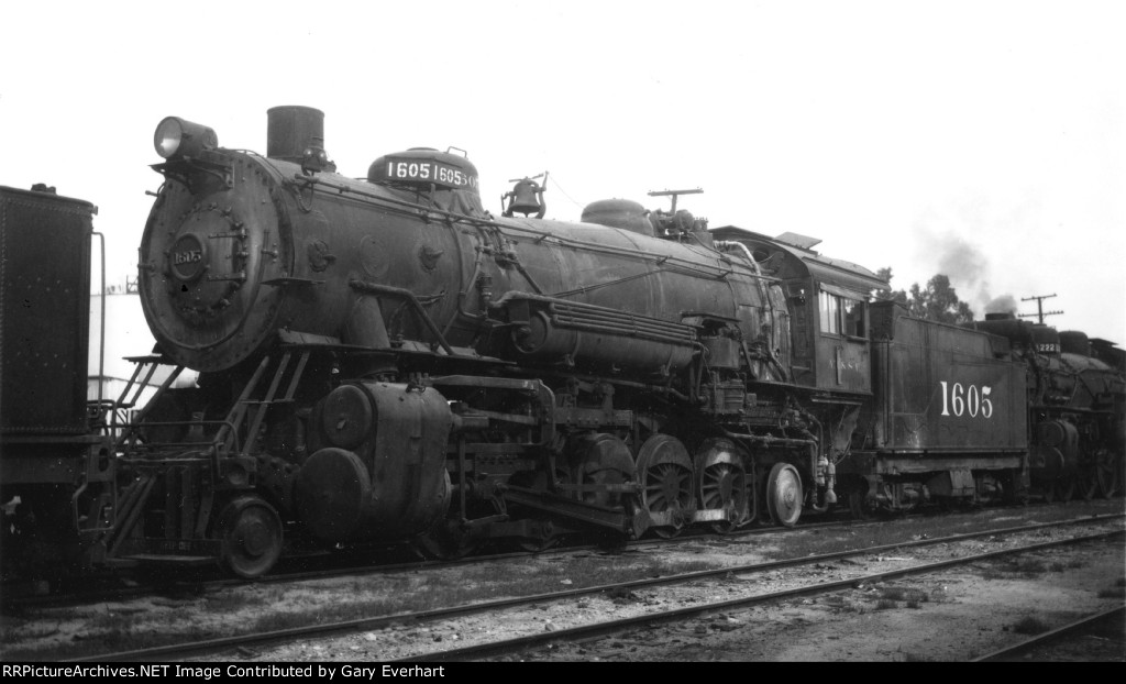 ATSF 2-10-2 #1605 - Atchison, Topeka & Santa Fe